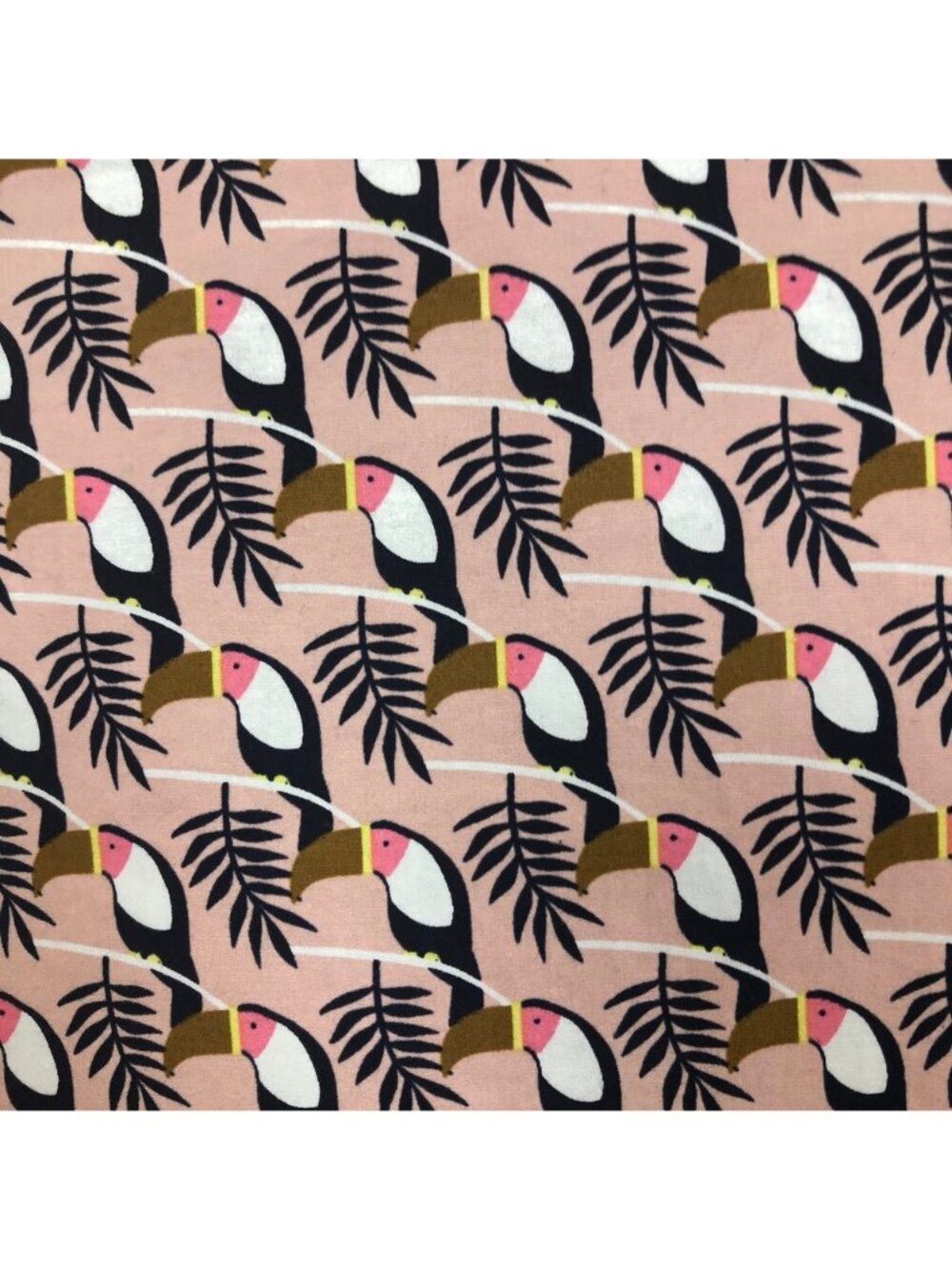 Boden The Classic Shirt Toucan Bird Print Buttondown Petite Size 4P Pink - Picture 5 of 9